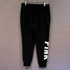 🔖NWT - PINK Victoria's Secret Black Everday Jogger - M